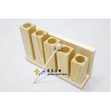 Five-Tone Woodblock 五音響筒
